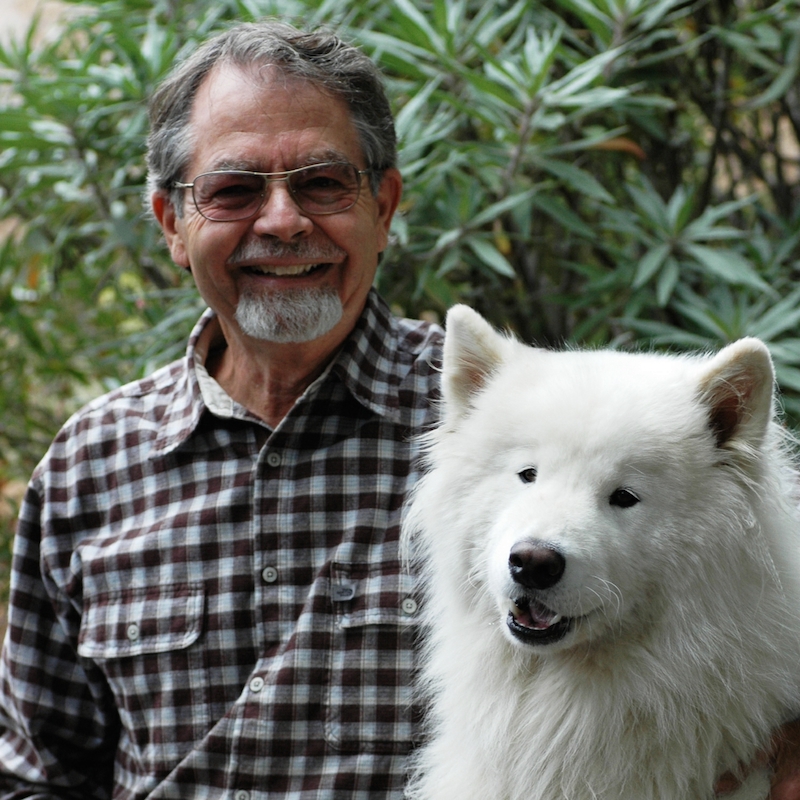 Paul Draper与爱犬Bodhi，图片来源：Ridge Blog