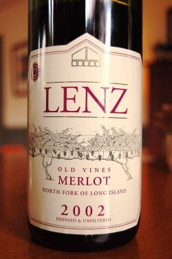 Lenz old vines Merlot 2002 老藤梅洛 2002
