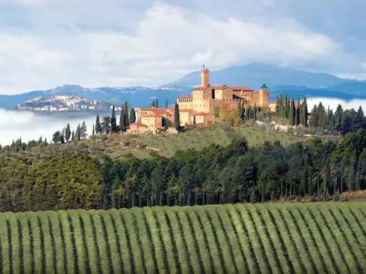 蒙塔奇诺的风景，图片来源：Castello Banfi
