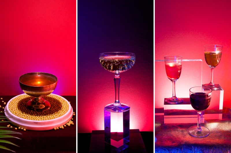 酒吧里提供的几款以修道士为主题的鸡尾酒，来源：Ann Charlott Ommedal/Alcoholic Architecture