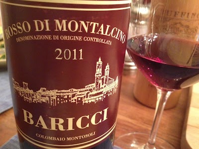 品质绝佳的Baricci 2011 Rosso di Montalcino