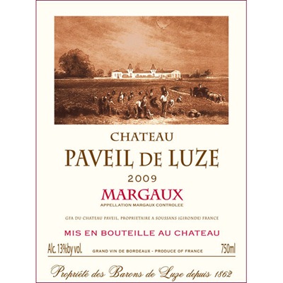 柏菲露丝酒庄 Château Paveil de Luze 2009