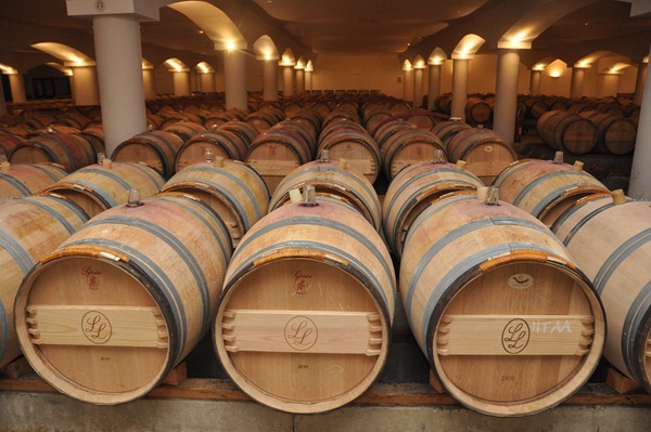 拉拉贡酒庄（Château La Lagune）的酒窖