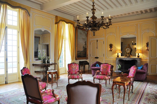 滴金酒庄 Château d'Yquem典雅的会客室