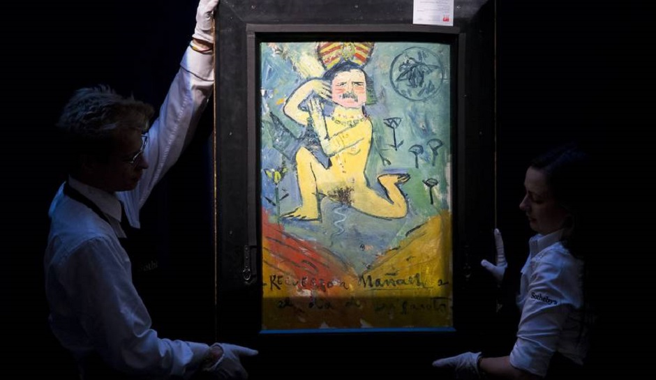 毕加索《给画商的肖像画》，是比尔·科克（Bill Koch）从他80年代初购买的一副毕加索早年画作的夹层里无意找到的。