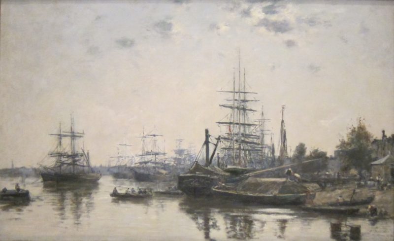 19世纪时，纱桐河岸路还是波尔多葡萄酒装船的小码头