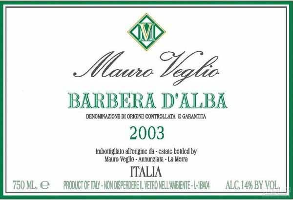Barbera为品种，Alba为产地