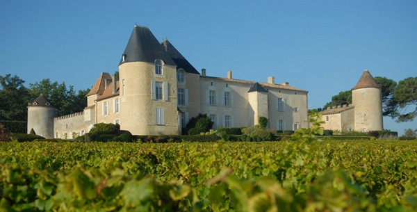 滴金酒庄 Château d'Yquem的城堡，来源：DR