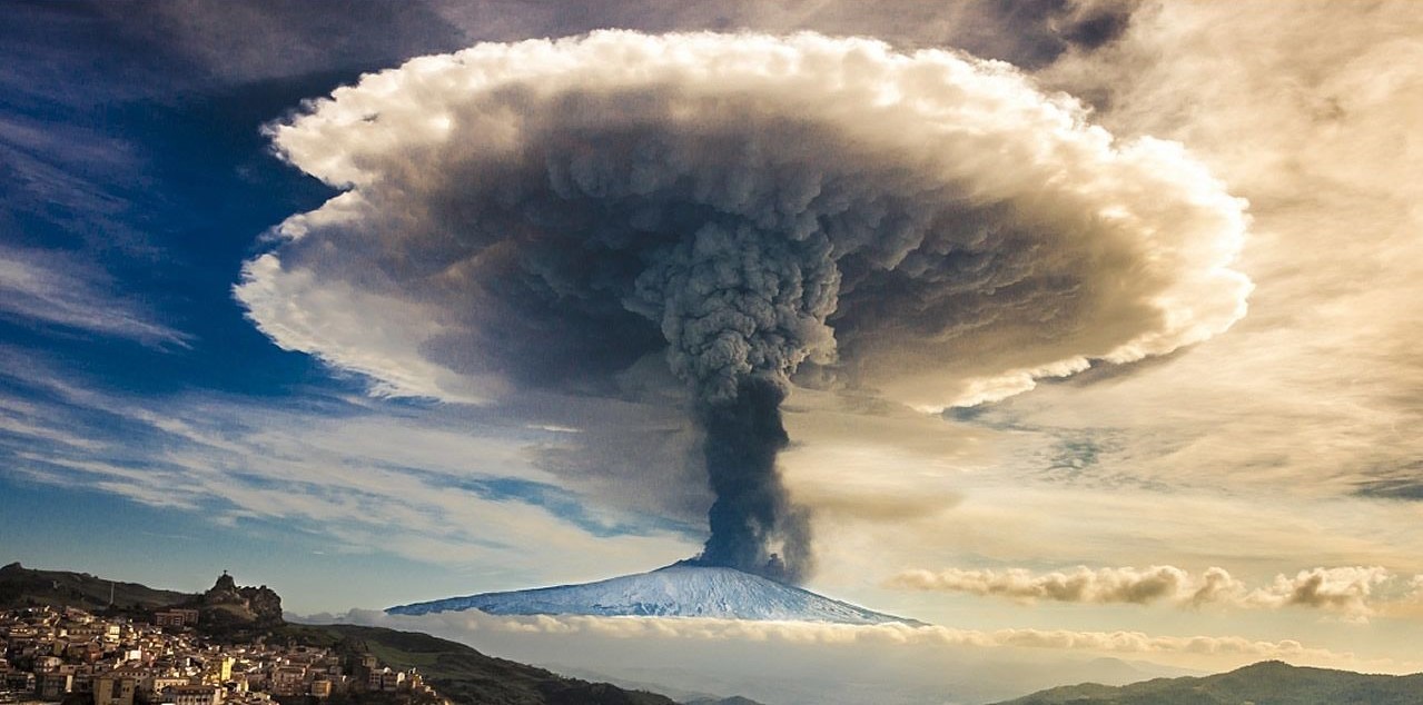 经常喷发的Etna火山