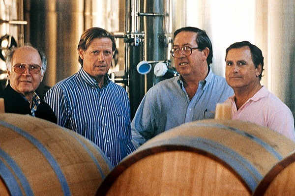 蒙特斯酒厂（Montes）的四位创始人（左起）Pedro Grand，Aurelio Montes, Douglas Murray和Alfredo Vidaurre，来源：Montes
